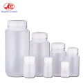 highquality polyester white plastic  bottle wide mouth small mouth large mouth chemistry laboratory equipment